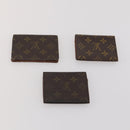 LOUIS VUITTON Monogram Card Case 10 Set LV Auth CB306-18