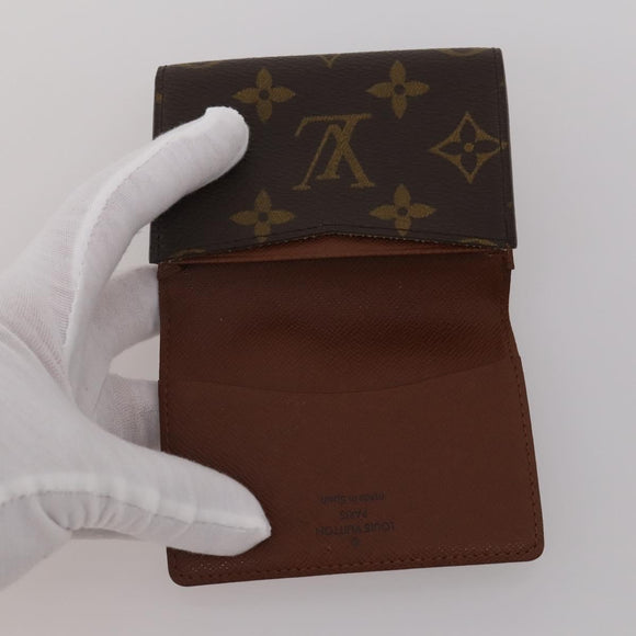 LOUIS VUITTON Monogram Card Case 10 Set LV Auth CB306