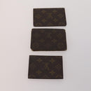 LOUIS VUITTON Monogram Card Case 10 Set LV Auth CB306-3