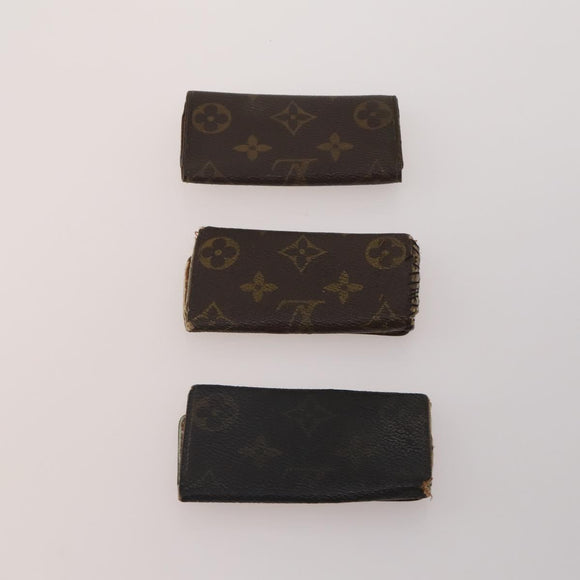 LOUIS VUITTON Monogram Key Case 10 Set LV Auth CB307