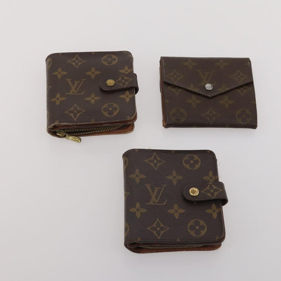 LOUIS VUITTON Monogram Wallet 10 Set LV Auth CB313