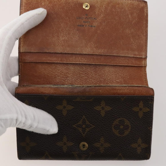 LOUIS VUITTON Monogram Wallet 10 Set LV Auth CB313