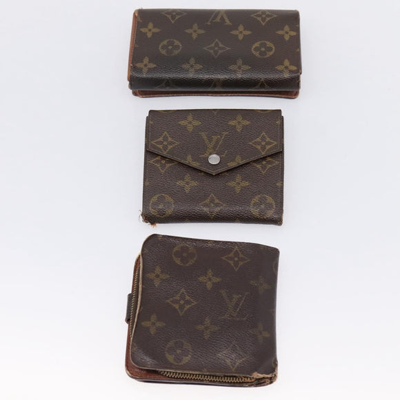 LOUIS VUITTON Monogram Wallet 10 Set LV Auth CB317