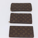 LOUIS VUITTON Monogram Long Wallet 10 Set LV Auth CB318-11