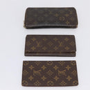 LOUIS VUITTON Monogram Long Wallet 10 Set LV Auth CB318-19