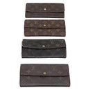 LOUIS VUITTON Monogram Long Wallet 10 Set LV Auth CB318-2