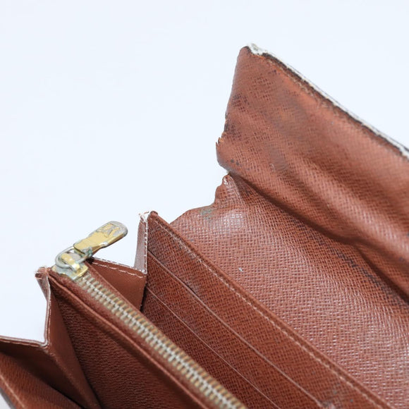 LOUIS VUITTON Monogram Long Wallet 10 Set LV Auth CB318