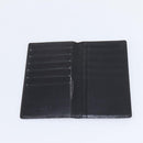 LOUIS VUITTON Epi Long Wallet 10 Set Black Brown Yellow LV Auth CB320-17