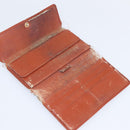 LOUIS VUITTON Epi Long Wallet 10 Set Black Brown Yellow LV Auth CB320-19