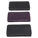 LOUIS VUITTON Epi Long Wallet 10 Set Black Brown Yellow LV Auth CB320-2