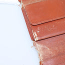 LOUIS VUITTON Epi Long Wallet 10 Set Black Brown Yellow LV Auth CB320-21
