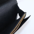 LOUIS VUITTON Epi Long Wallet 10 Set Black Brown Yellow LV Auth CB320-23