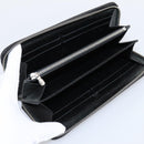 LOUIS VUITTON Epi Long Wallet 10 Set Black Brown Yellow LV Auth CB320-4