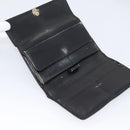 LOUIS VUITTON Epi Long Wallet 10 Set Black Brown Yellow LV Auth CB320-9