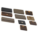 CELINE Macadam Canvas Wallet PVC Leather 10 Set Brown Beige Black Auth CB323-1