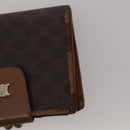 CELINE Macadam Canvas Wallet PVC Leather 10 Set Brown Beige Black Auth CB323-29
