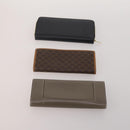 CELINE Macadam Canvas Wallet PVC Leather 10 Set Brown Beige Black Auth CB323-3