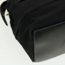 Salvatore Ferragamo Hand Bag Nylon Black AU-21-5251 Auth cl499-17