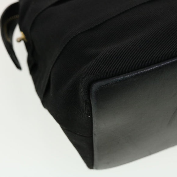 Salvatore Ferragamo Hand Bag Nylon Black AU-21-5251 Auth cl499