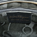 Salvatore Ferragamo Hand Bag Nylon Black AU-21-5251 Auth cl499-18