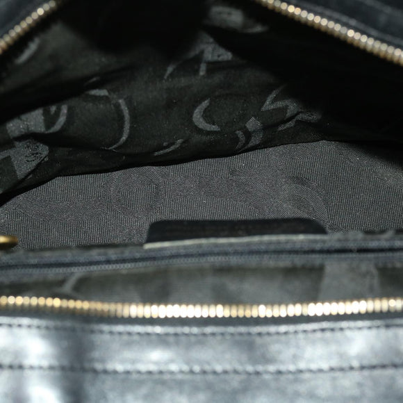 Salvatore Ferragamo Hand Bag Nylon Black AU-21-5251 Auth cl499
