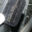 Salvatore Ferragamo Hand Bag Nylon Black AU-21-5251 Auth cl499-12