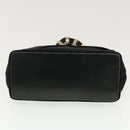 Salvatore Ferragamo Hand Bag Nylon Black AU-21-5251 Auth cl499-5