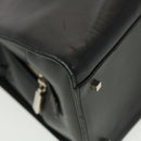 Salvatore Ferragamo Hand Bag Leather Black Auth cl501-10