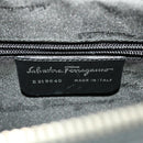 Salvatore Ferragamo Hand Bag Leather Black Auth cl501-19