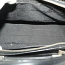 Salvatore Ferragamo Hand Bag Leather Black Auth cl501-11