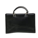 Salvatore Ferragamo Hand Bag Leather Black Auth cl501-13