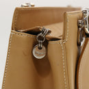 Salvatore Ferragamo Shoulder Bag Leather Beige Auth cl519-18