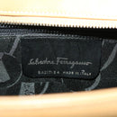 Salvatore Ferragamo Shoulder Bag Leather Beige Auth cl519-19
