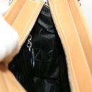 Salvatore Ferragamo Shoulder Bag Leather Beige Auth cl519-21