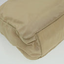 PRADA Shoulder Bag Nylon Beige Auth cl581-17