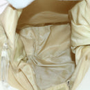 PRADA Shoulder Bag Nylon Beige Auth cl581-9