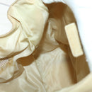 PRADA Shoulder Bag Nylon Beige Auth cl581-21