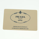 PRADA Shoulder Bag Nylon Beige Auth cl581-23