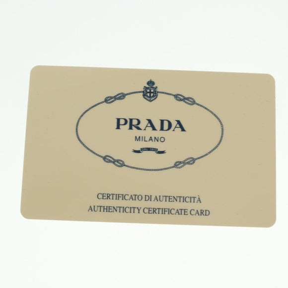 PRADA Shoulder Bag Nylon Beige Auth cl581