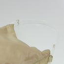 PRADA Shoulder Bag Nylon Beige Auth cl581-14