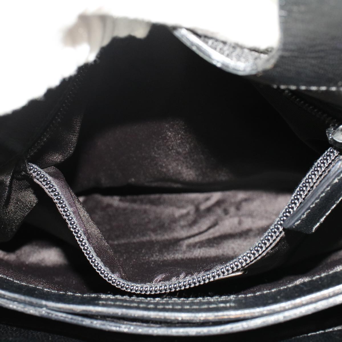 PRADA Hand Bag Nylon Black Auth cl667