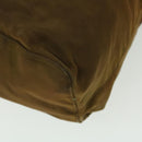 PRADA Tote Bag Nylon Brown Auth cl694-15