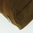 PRADA Tote Bag Nylon Brown Auth cl694-16