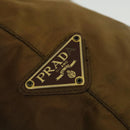 PRADA Tote Bag Nylon Brown Auth cl694-19