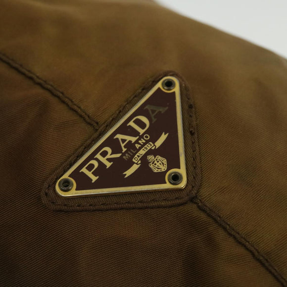 PRADA Tote Bag Nylon Brown Auth cl694