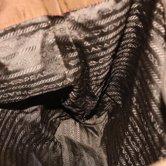 PRADA Tote Bag Nylon Brown Auth cl694