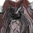 PRADA Hand Bag Canvas Beige Auth cl705-18