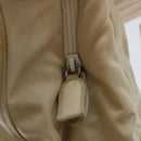 PRADA Hand Bag Nylon Beige Auth cl707-10