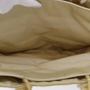 PRADA Hand Bag Nylon Beige Auth cl707-22