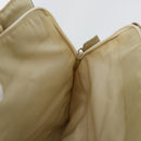 PRADA Hand Bag Nylon Beige Auth cl707-23